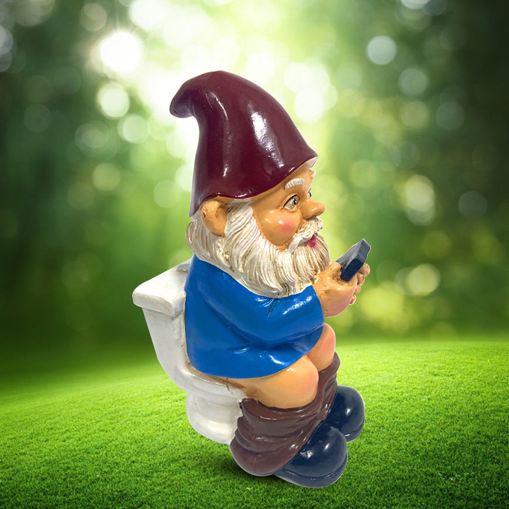 colorful garden gnome